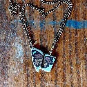 Antisocial Butterfly best friends necklace set